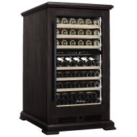 Винный шкаф в деревянном корпусе Meyvel MV77PRO-KBT2 цвет тёмный шоколад